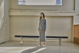 ウールHスカート/WOOL H SKIRT_GRAY