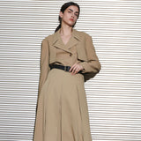 LINDA PLEATS SKIIRT, KHAKI BEIGE (6630754156662)