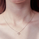 クロッティハートネックレス/clotty heart necklace