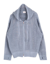 No.9423 net hood KNIT ZIP-UP (4color) (6699025858678)