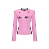 へルガールライントップ/0 5 hell girl line top - PINK
