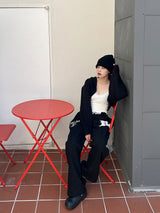フードボレロニット/Hooded Bolero Knit (3color)