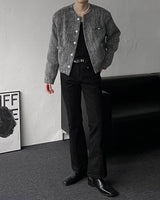 90's ジェイドモヘアクロップジャケット