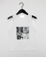 フォトスリーブレス/Photo sleeveless (3color)