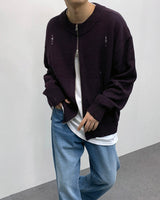OAリオダメージツーウェイカーディガン/OA Rio Damage Two Way Cardigan (4 colors)