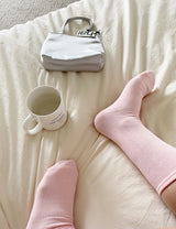DONUTVINYLSHOP plain socks (8colors)