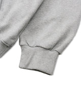 サイン_ロゴ フード スウェットシャツ/ Sign_Logo Hooded Sweatshirt GREY (6613177401462)