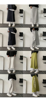Rotis Teach Line Lettering Bendable Long Skirt