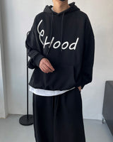プリントオーバーフーディ / HOOD Printed Over Hoodie (3 colors)