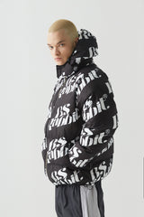 ロゴフーディーウェルロンパーカ/BSR2223FWJK001 LOGO HOODIE WELLON PARKA BLACK