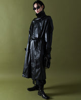 [自主製作] [Restock] ルーカスレザートレンチコート/LUCAS leather trench coat (2 color)