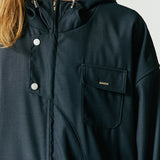 FRONT ARCH COVER HOODIE BLOUSON GREY