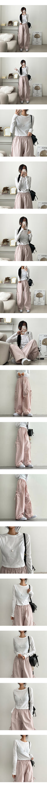 Cardinylone Ribbon Cargo Pants