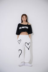 アンリミテッド オフショルダー クロップトップ / TOP(9363) Unlimited Off Shoulder Crop
