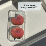 ピーチアイフォンケース(ソフトタイプ)/PEACH PHONE CASE (JELLY TYPE)