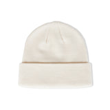 VA Square Big Label Beanie / Ivory