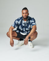Summer Hawaiian shirt (Blue) (6555048312950)