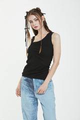 ストラップノースリーブトップ / STRAP SLEEVELESS TOP