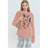 WITTY BUNNY NOMAD JACQUARD KNIT [PINK]
