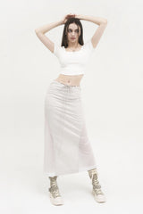 リンクスリットストラップロングスカート / 954. Linked slit strap long sk (2color)