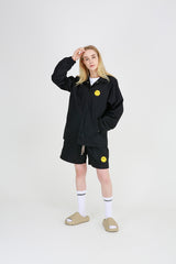 SMILE HALF PANTS (BLACK) (6699087167606)