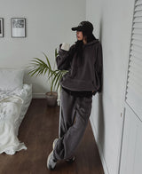 (UNISEX) ドスフリースストリングフード