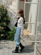 Basic Crop Long Sleeve T-shirt (3color)