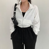 high neck windbreaker
