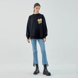 EYEYE LUCKY LOGO SWEATSHIRT_BLACK (EEOO3WSR02W) (6622932926582)