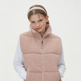 WARM PUFFER KNIT PADDING VEST_PINK (6612844019830)