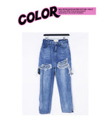 レイヤードスカートデニムパンツ / layered skirt denim pants