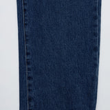 ワイドフィットロールアップチェックデニムパンツ/WIDE FIT ROLL-UP CHECK DENIM PANTS [6882]