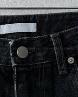 NOS101 Black Blue Over Wide Denim (XS ~ L)