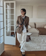 セレーナチェックブレザー / Selena check blazer (1 color)