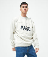 PATCH LOGO SWEATSHIRT (OTMEAL) (4612189847670)