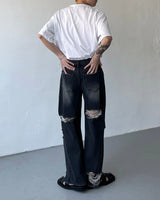 ソーオーバービンテージデニムパンツ / SO Over Vintage Denim Pants (Black)