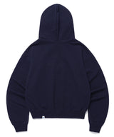 ダブルスターロゴクロップドフーディー / W STAR LOGO CROPPED HOODIE NAVY(CV2CFFM401A)