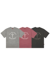 VENTIQUE Pigment Jesus Short Sleeve Tee 3color