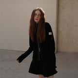 Black Cancan Mini Skirts