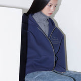 VOLUME HOOD ZIPUP_NAVY