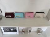 レーベルポーチ / Label pouch-pink