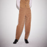 コーデュロイラウンデッドパンツ / Corduroy rounded pants camel