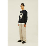 HTT クラッククルーネック / HTT Crack Crewneck _Navy