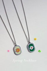 スプリングフラワーネックレス (2 colors)