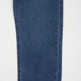 ストレートフィットロールアップ刺繍デニムパンツ / STRAIGHT FIT ROLL UP EMBROIDERY DENIM PANTS [6863]