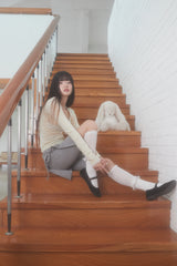 LACE RIBBON TOP (BABY YELLOW)