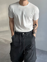 ダブルカットマッスルフィット半袖tシャツ(3colors)