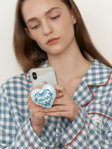 ROLAROLA X SAKI ハートクショングリップトック ライトブルー