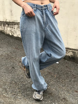 Wander brushed denim pants