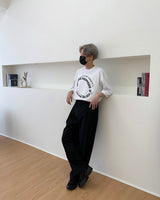 レイヤード ハーフ リング Tシャツ / TN Layered Half Ring T-shirt (3 colors)
